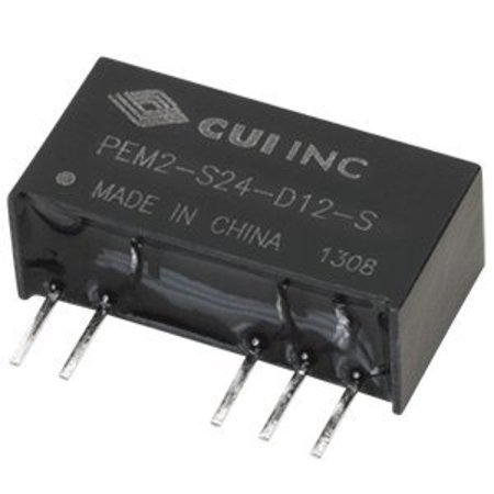 CUI INC Dc-Isolated 2W 21.6 26.4Vinput 12V167Ma Single Un PEM2-S24-S12-S